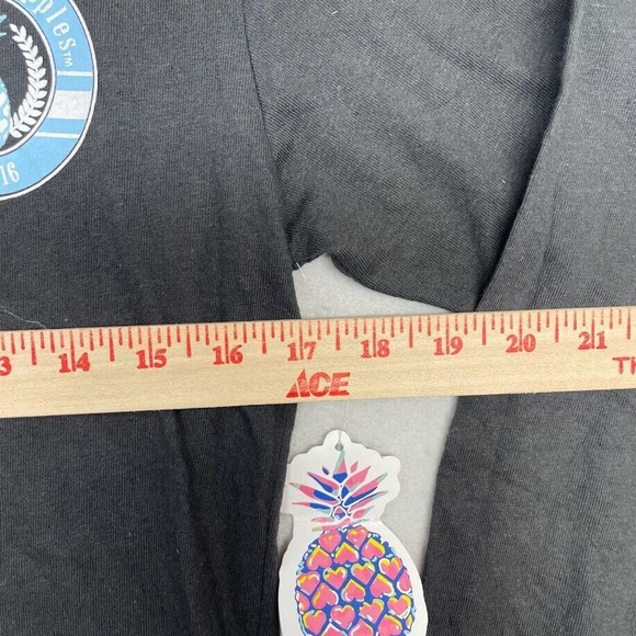 Love & Pineapples Lets Go Girls Tee Thrifted Vintage Style Size S - Picture 5 of 11